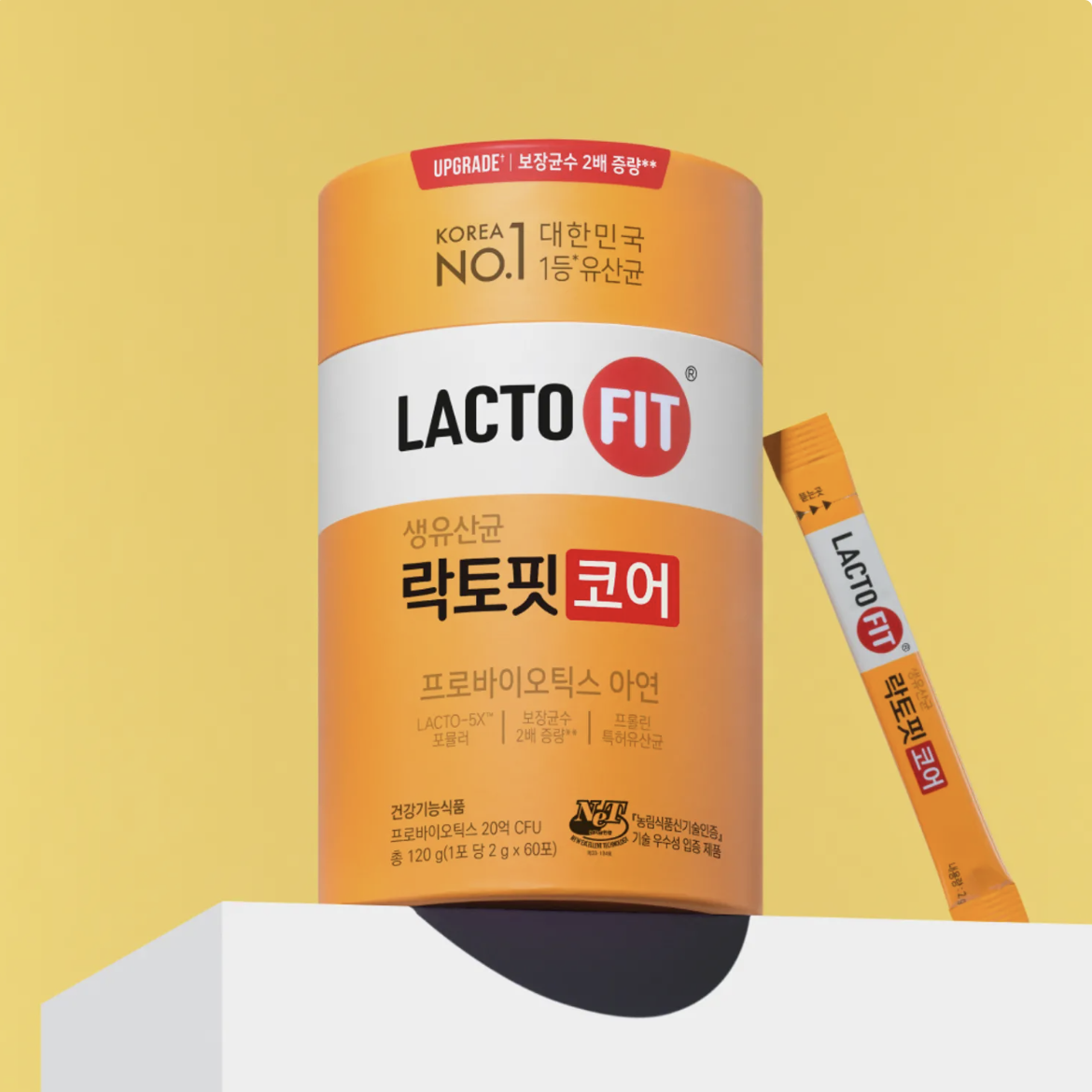 LACTO-FIT 鍾根堂新款腸胃健康益生菌+乳酸菌 60條裝
