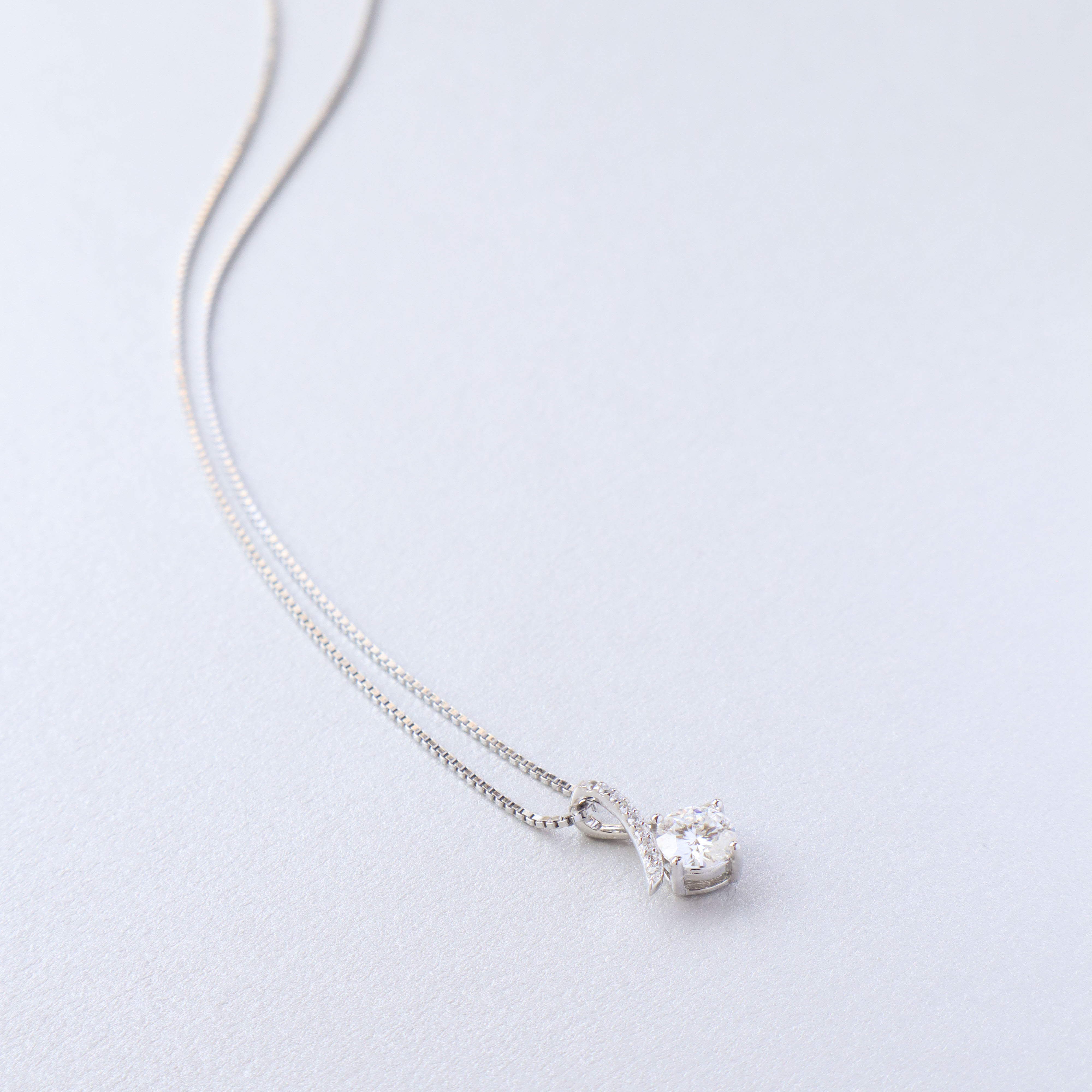 Silver/光語．莫桑鑽項鍊