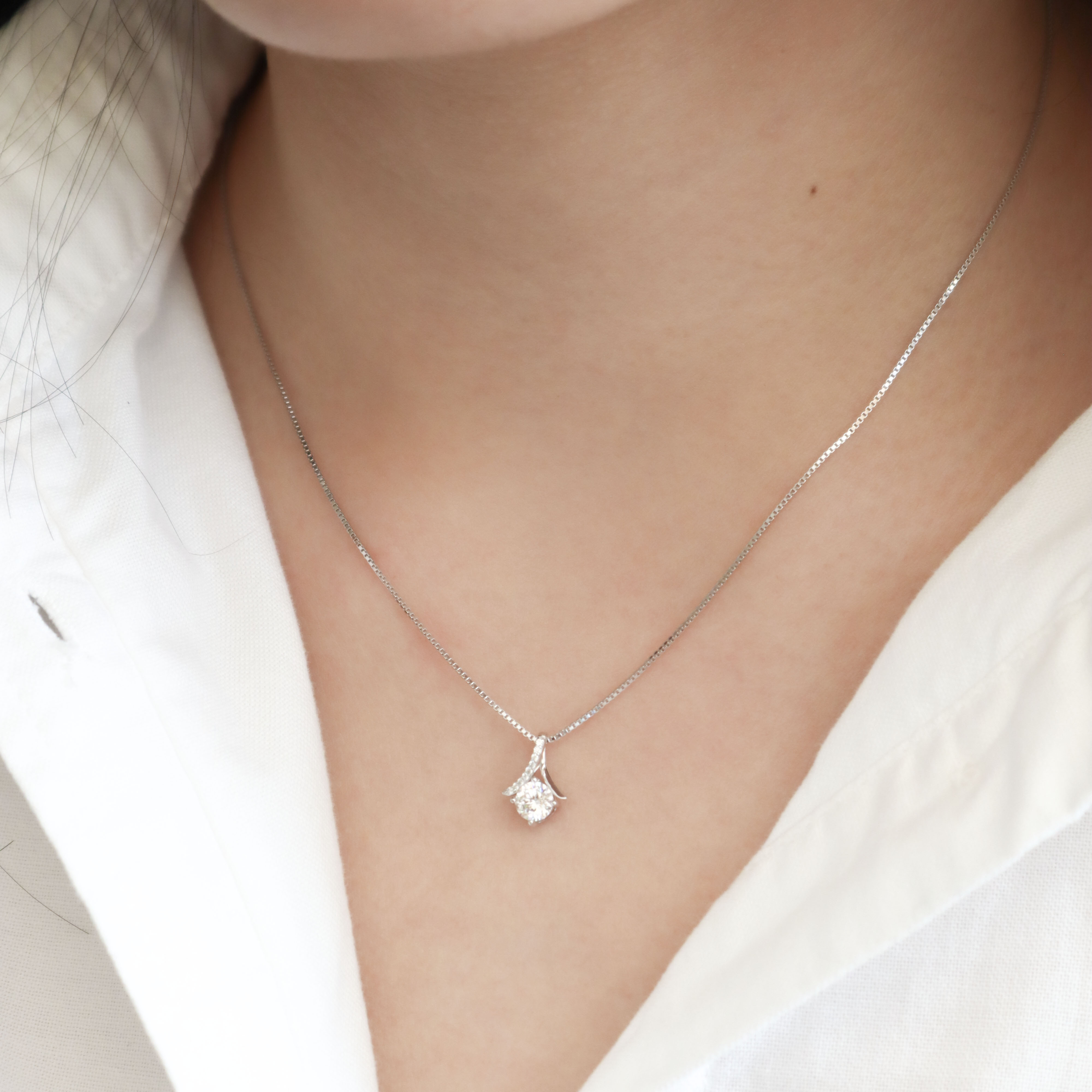 Silver/光語．莫桑鑽項鍊