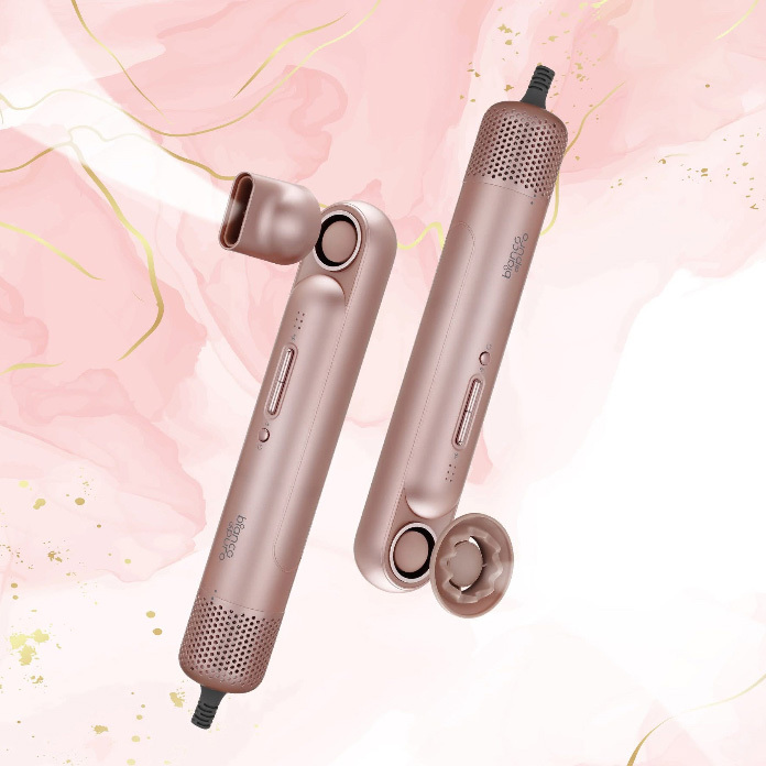 德國BIANCO BELLA超輕量直立負離子吹風機-香檳粉