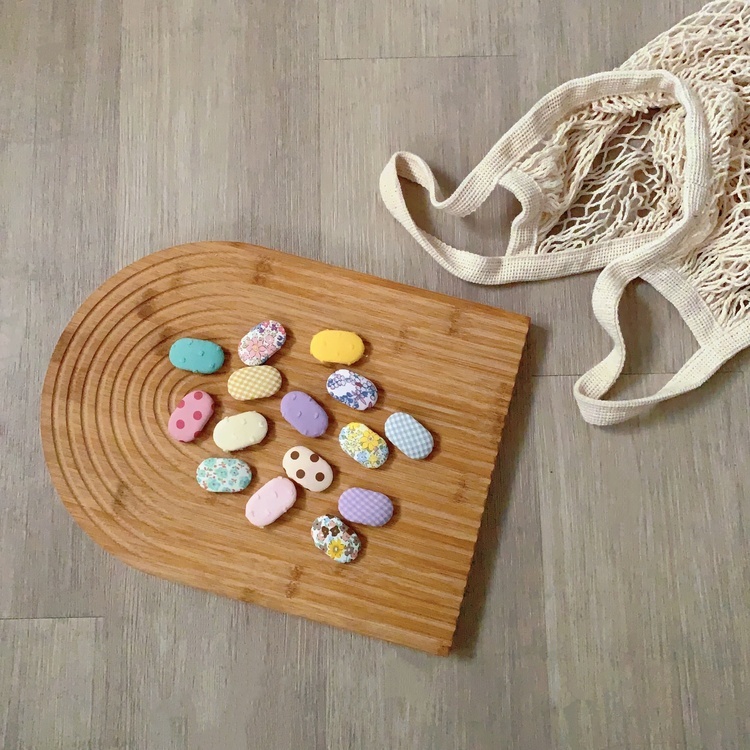 繽紛小圓碎花髮夾組