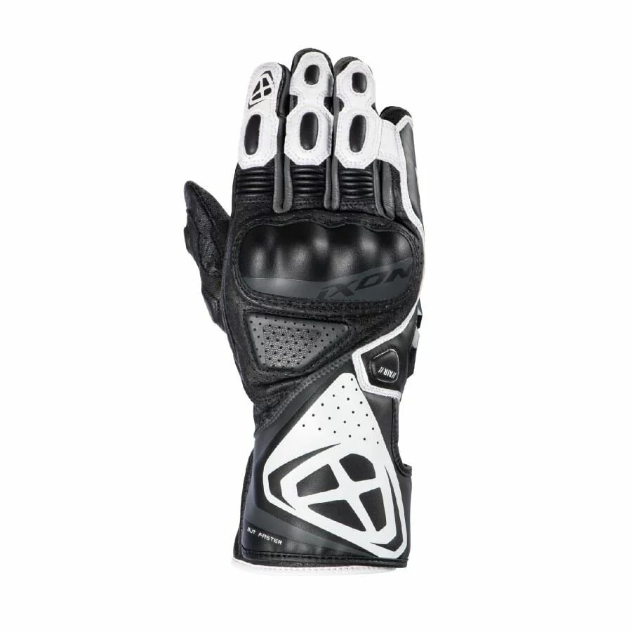 IXON GP5 AIR 黑白 競技皮革防摔長手套
