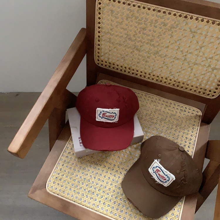 復古刷破鴨舌帽