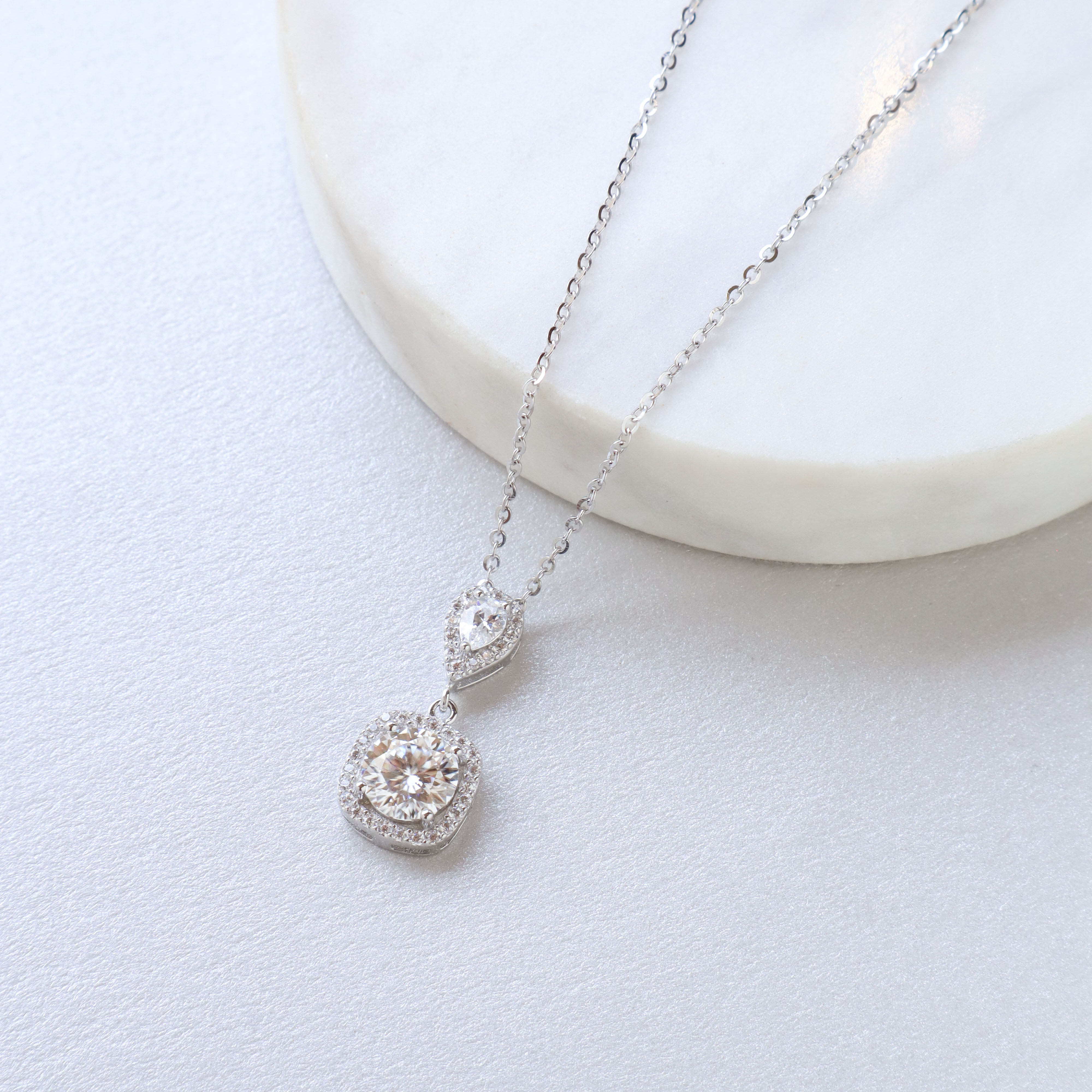 Silver/雋永．莫桑鑽項鍊