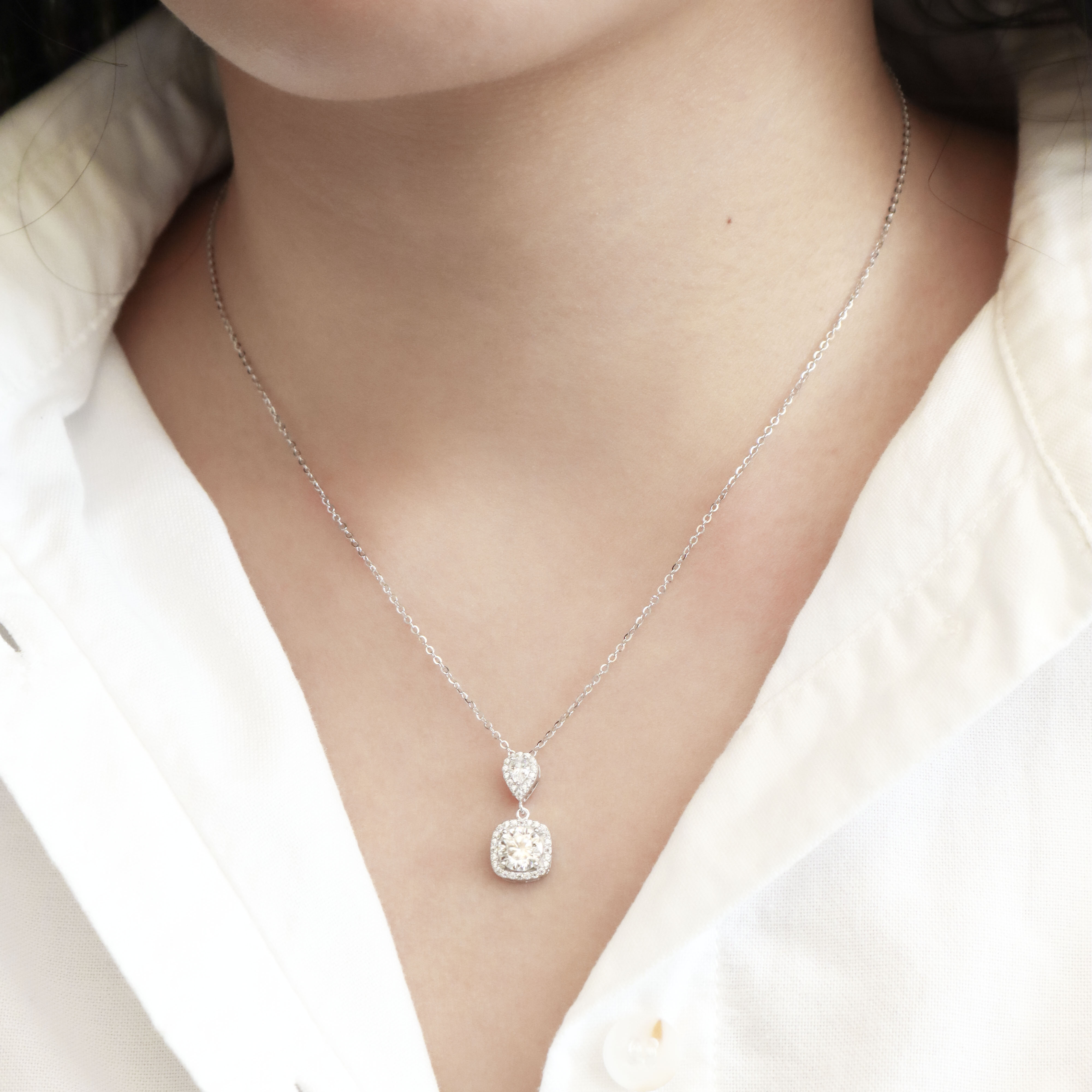 Silver/雋永．莫桑鑽項鍊