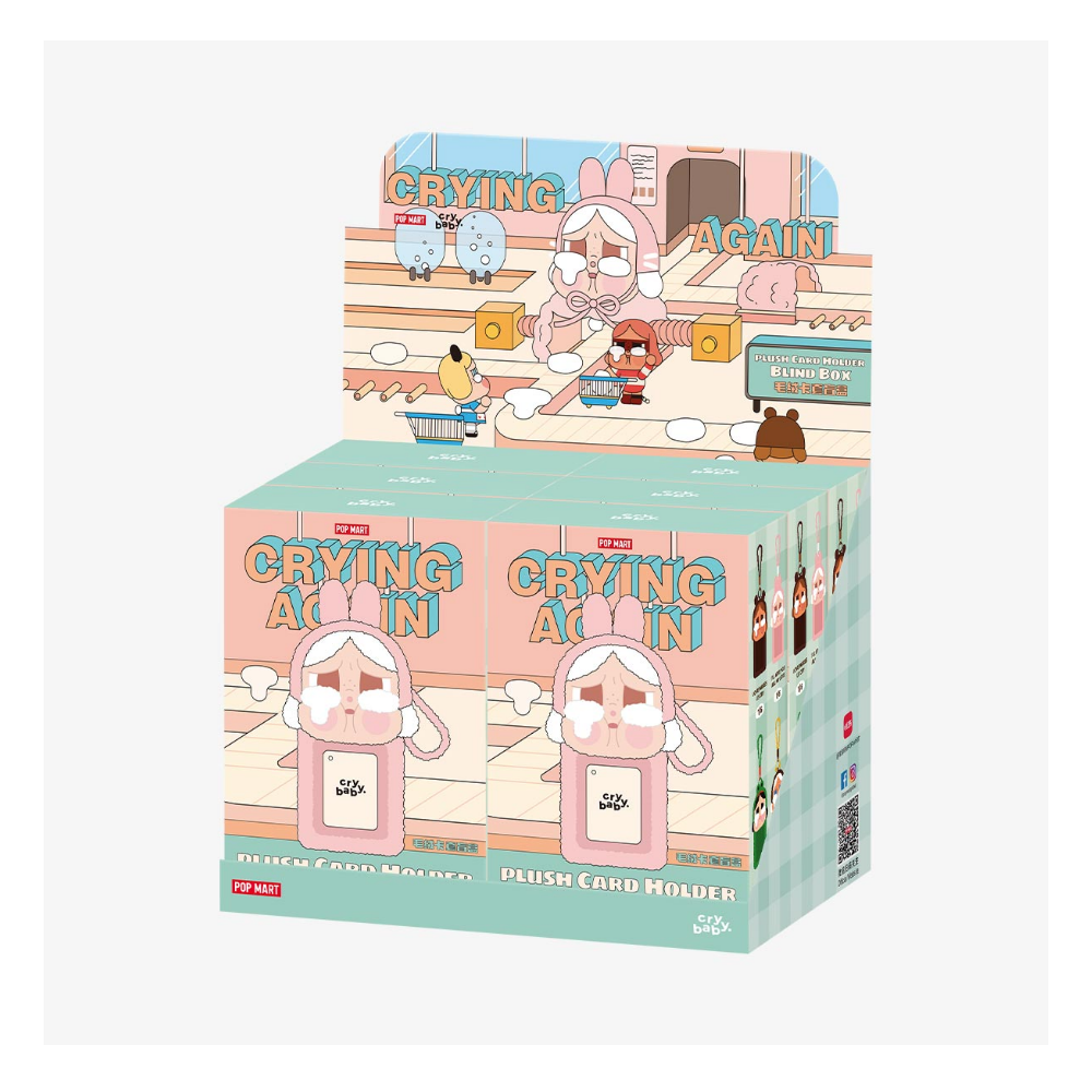 POP MART CRYBABY 毛絨卡套盲盒