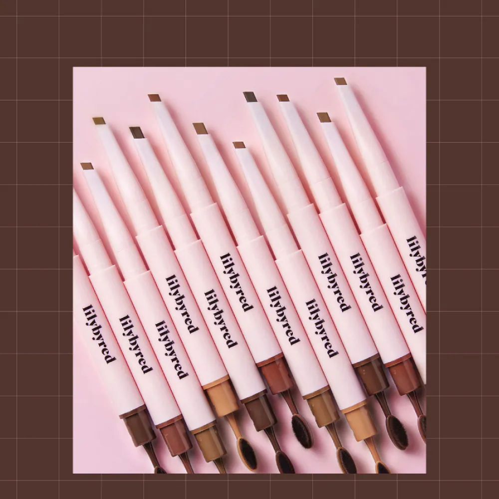 Lilybyred 持久防暈染雙頭眉筆【4款色號】