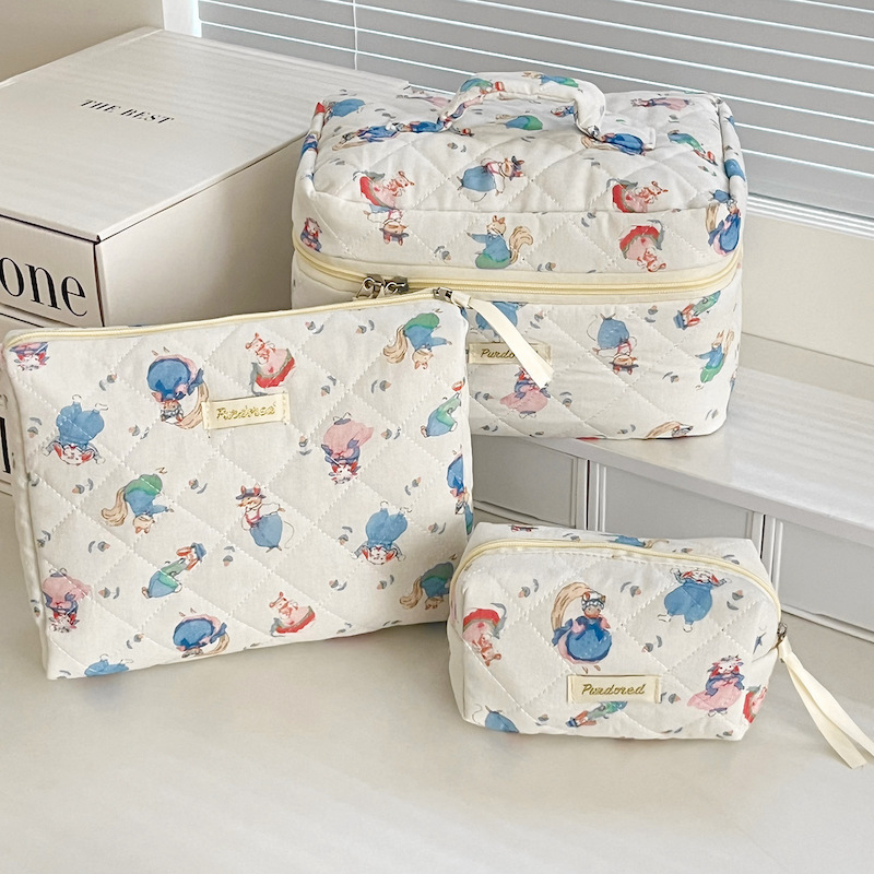 《04070》快樂松鼠們大中小化妝包