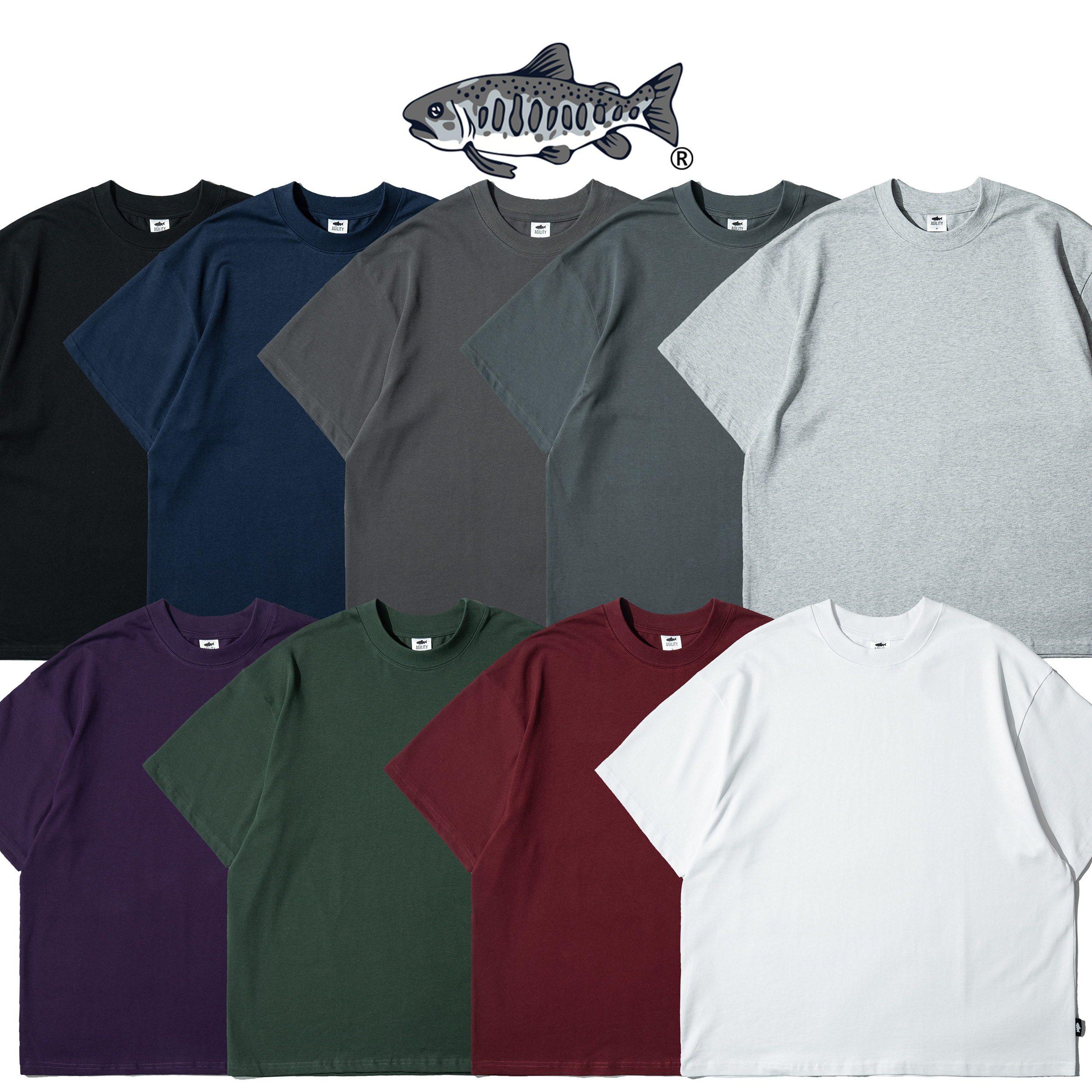 AGILITY Basic Heavyweight Tee 重磅寬版 基礎短Tee [RS0-25]