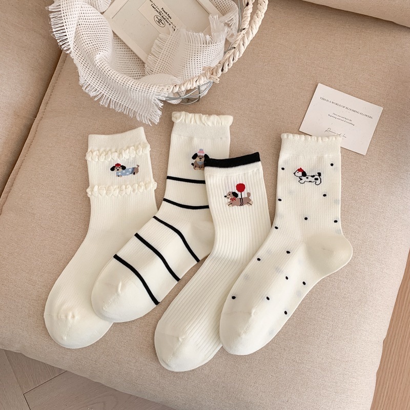 《04071》可愛造型臘腸短襪