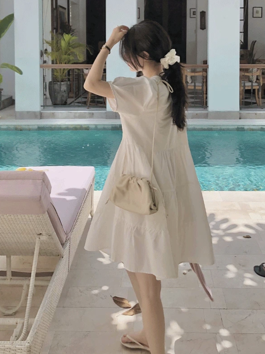 預訂｜SLOWAND #SLOWMADE Spring Summer 層層荷葉連身裙 (2 Color)