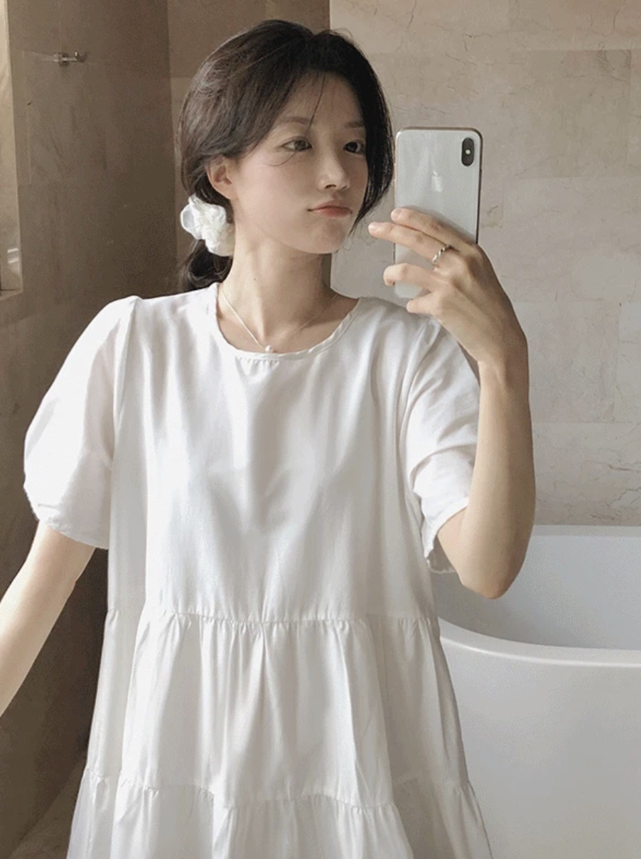 預訂｜SLOWAND #SLOWMADE Spring Summer 層層荷葉連身裙 (2 Color)