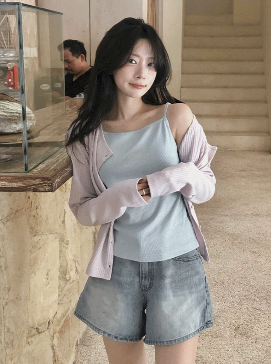 現貨｜SLOWAND #SLOWMADE 彈力包覆感修身背心 (7 Color)