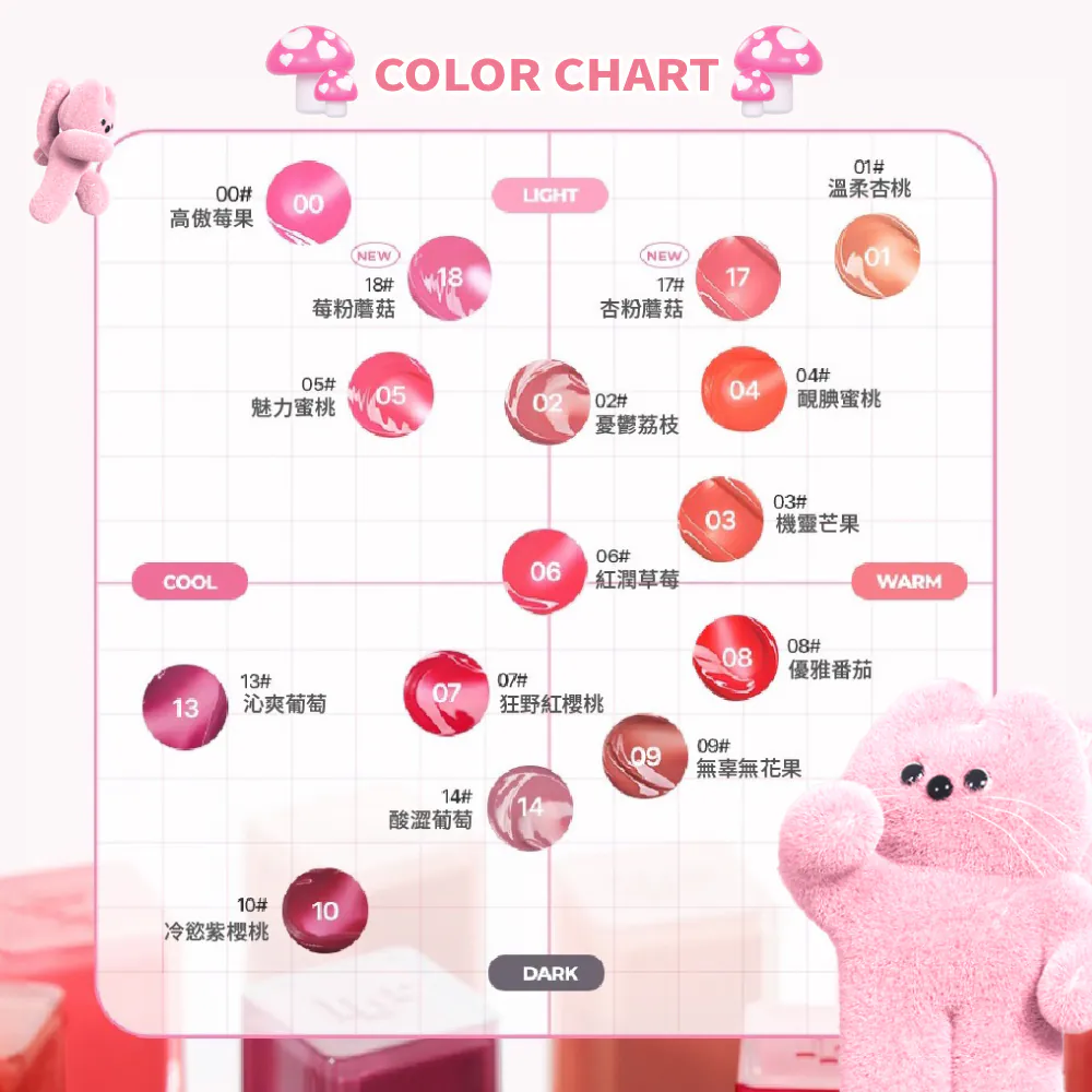 Lilybyred 心境謊言水光唇釉【11款色號】