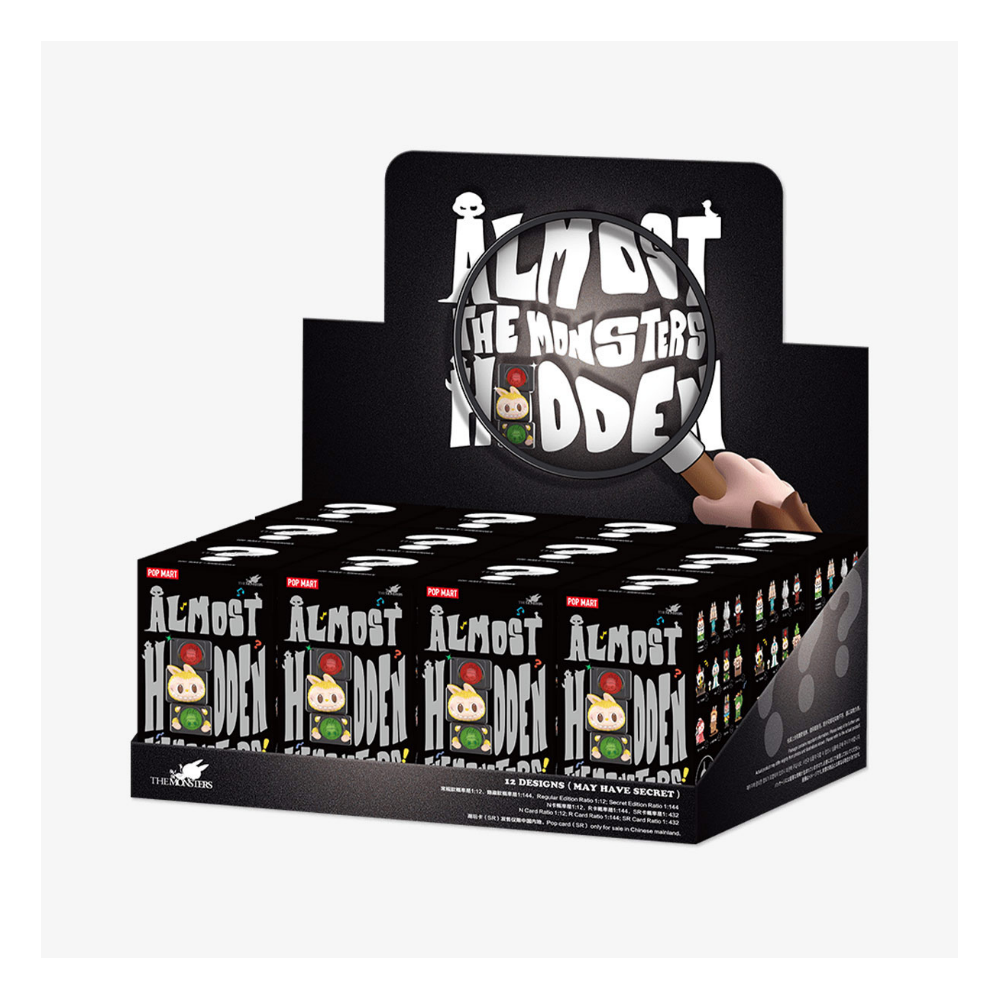 POP MART x How2work LABUBU THE MONSTERS 看不見我系列手辦 SERIES 盲盒