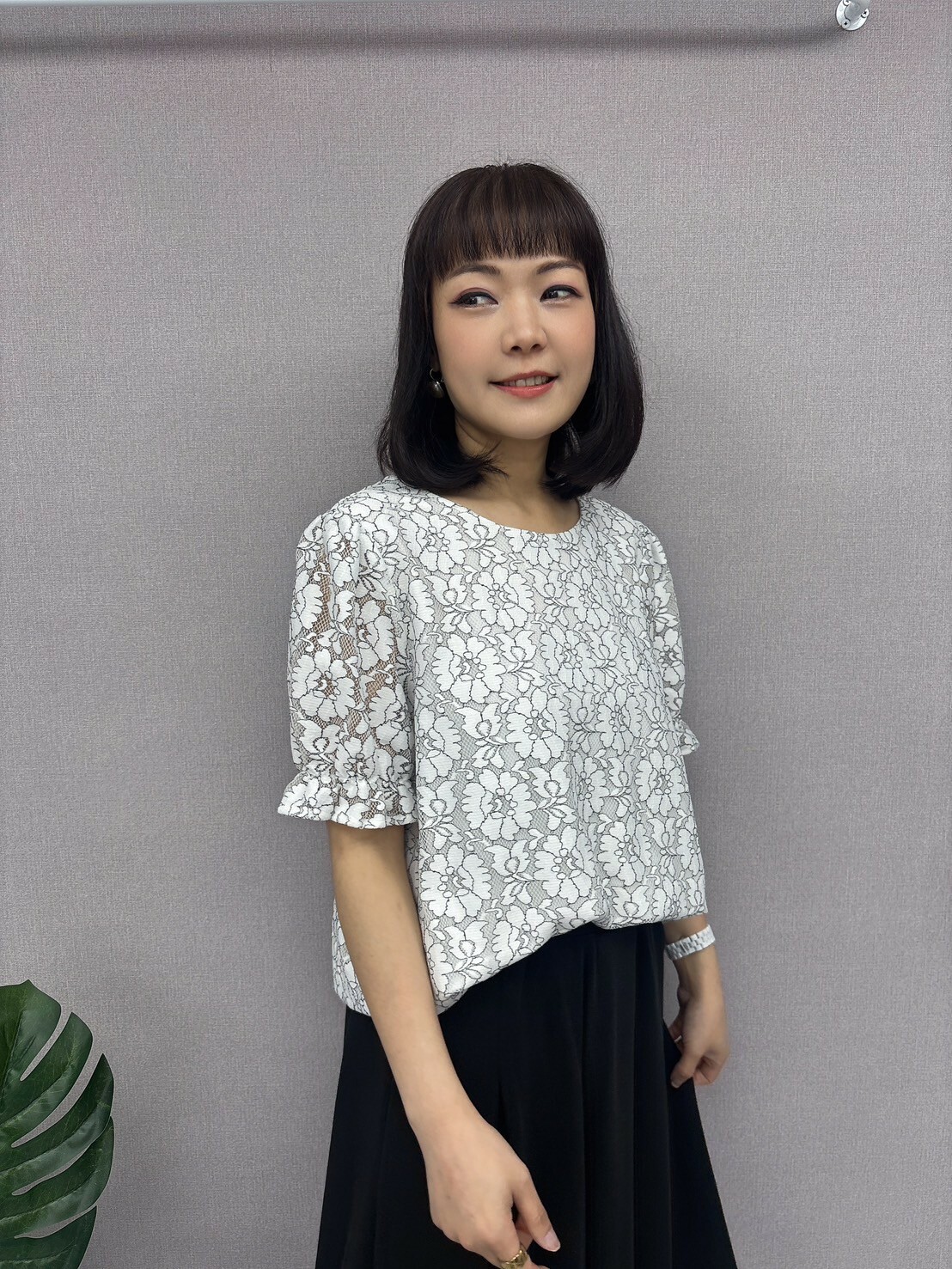緹花蕾絲上衣