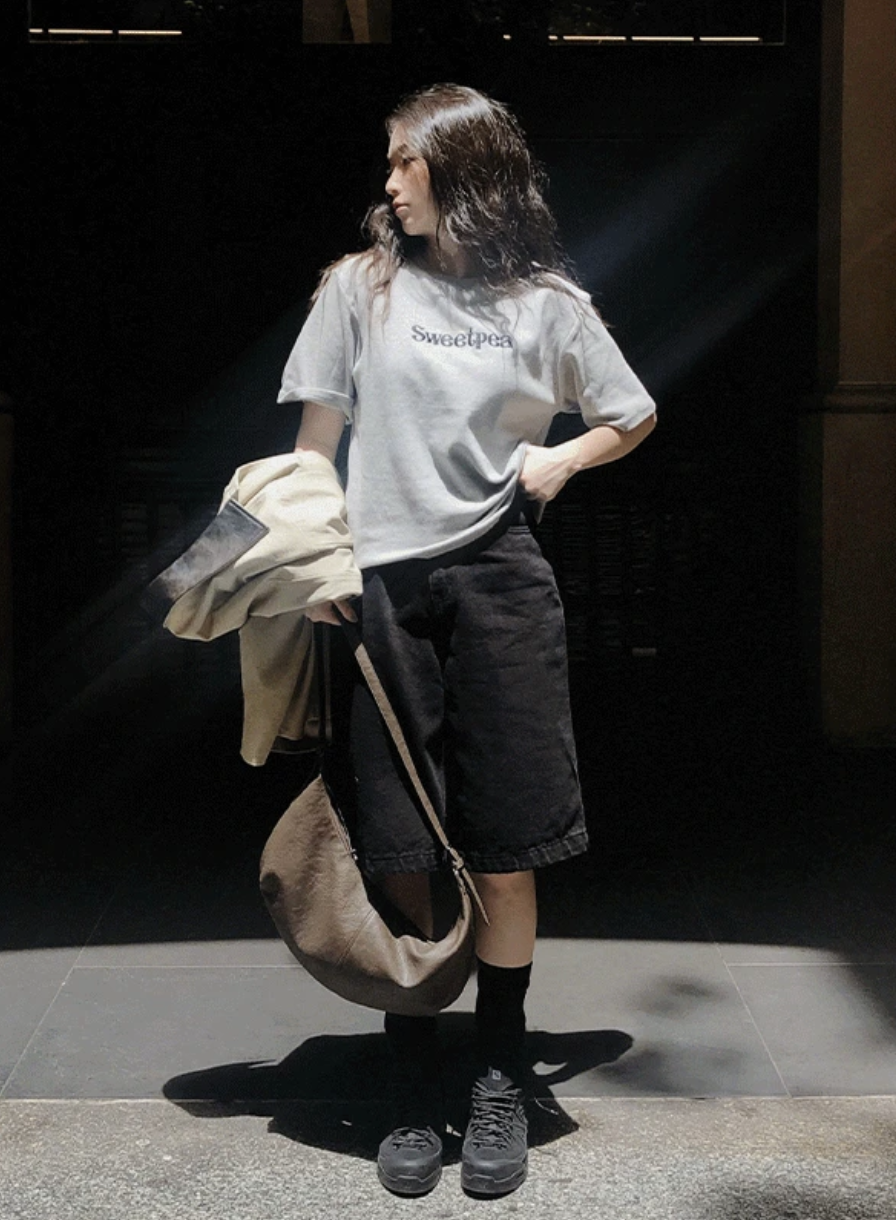 預訂｜SLOWAND #SLOWMADE 簡約百搭五分牛仔褲 (2 Color)