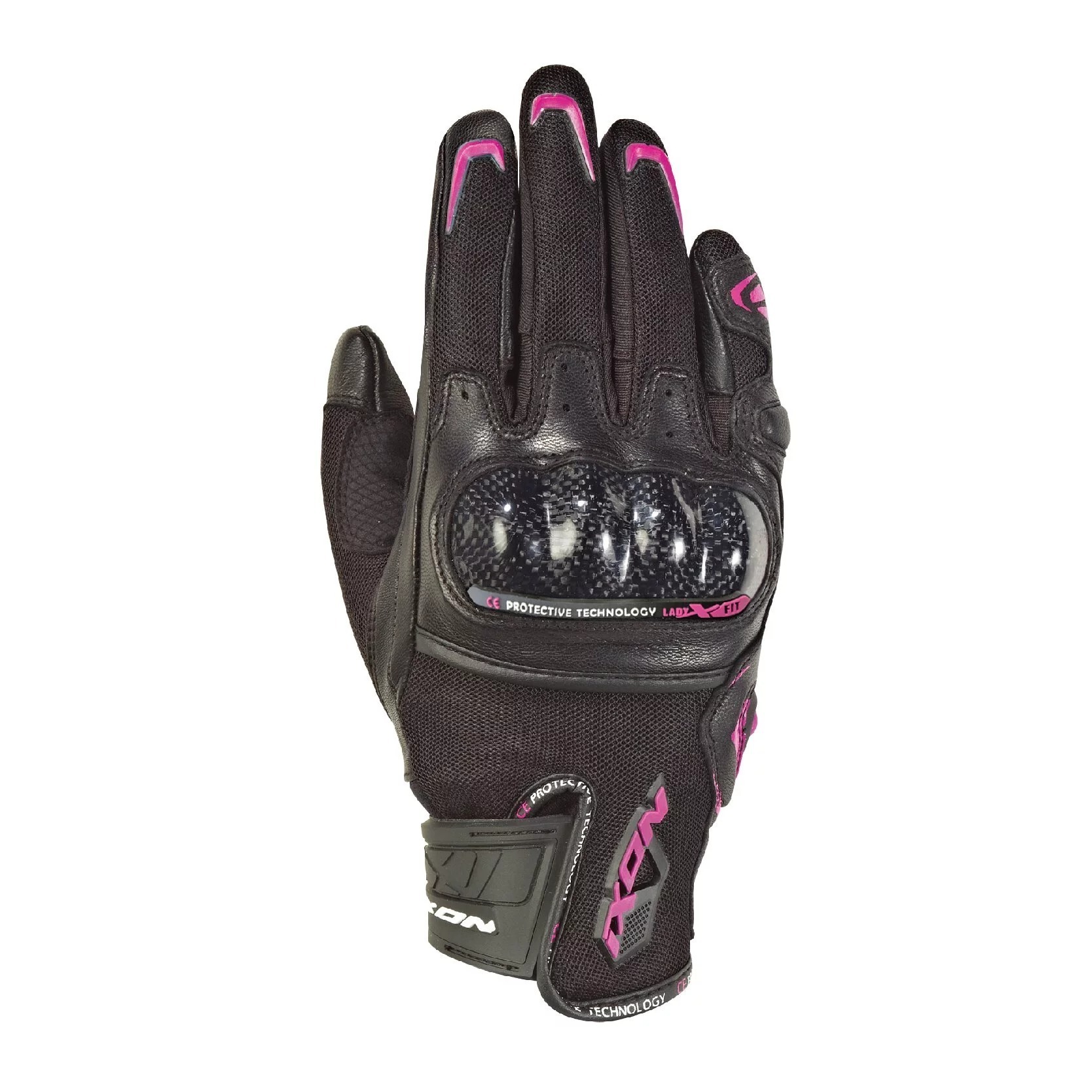IXON RS RISE AIR LADY 黑粉 夏季透氣防摔手套