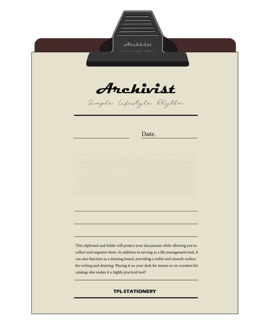 台灣 TPL |檔案管理員A4板夾 直式_OT005