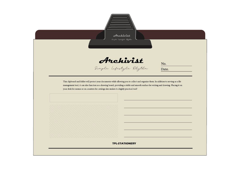 台灣 TPL |檔案管理員A4板夾 橫式_OT006