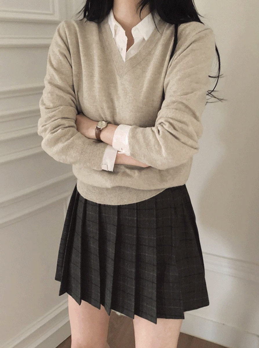 預訂｜SLOWAND #SLOWMADE 挺身格紋百褶裙 (3 Color)