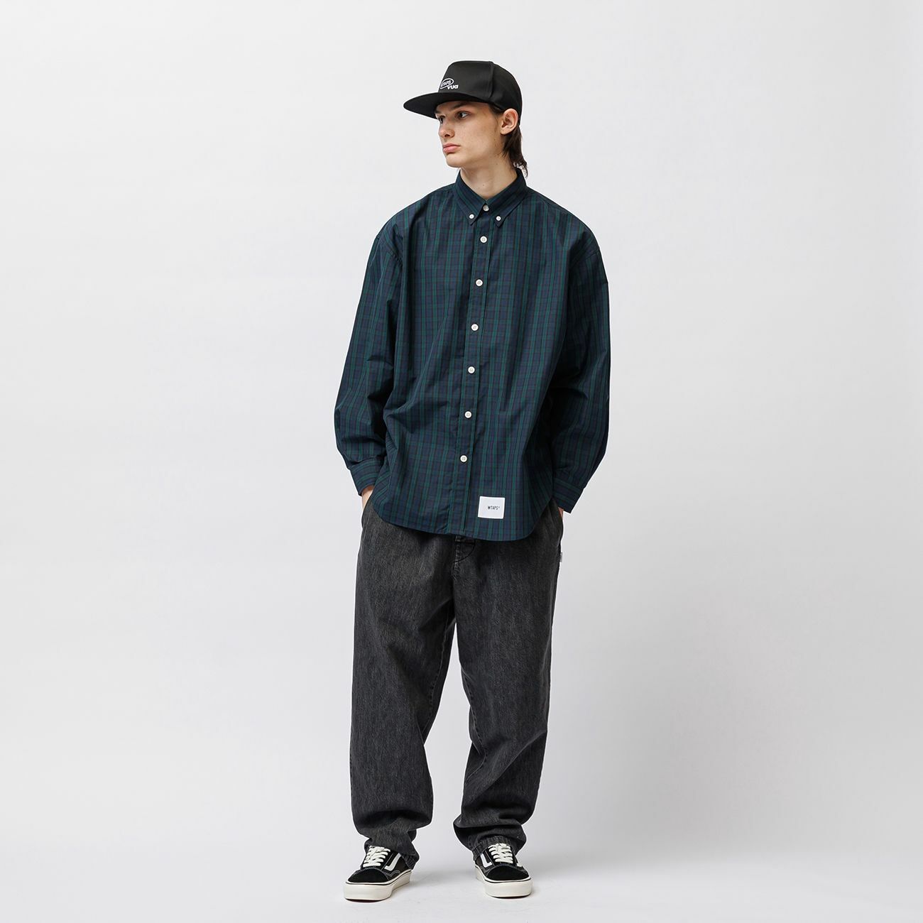 WTAPS 251TQDT-SHM03BD 03 / LS / COTTON. BROADCLOTH. TEX