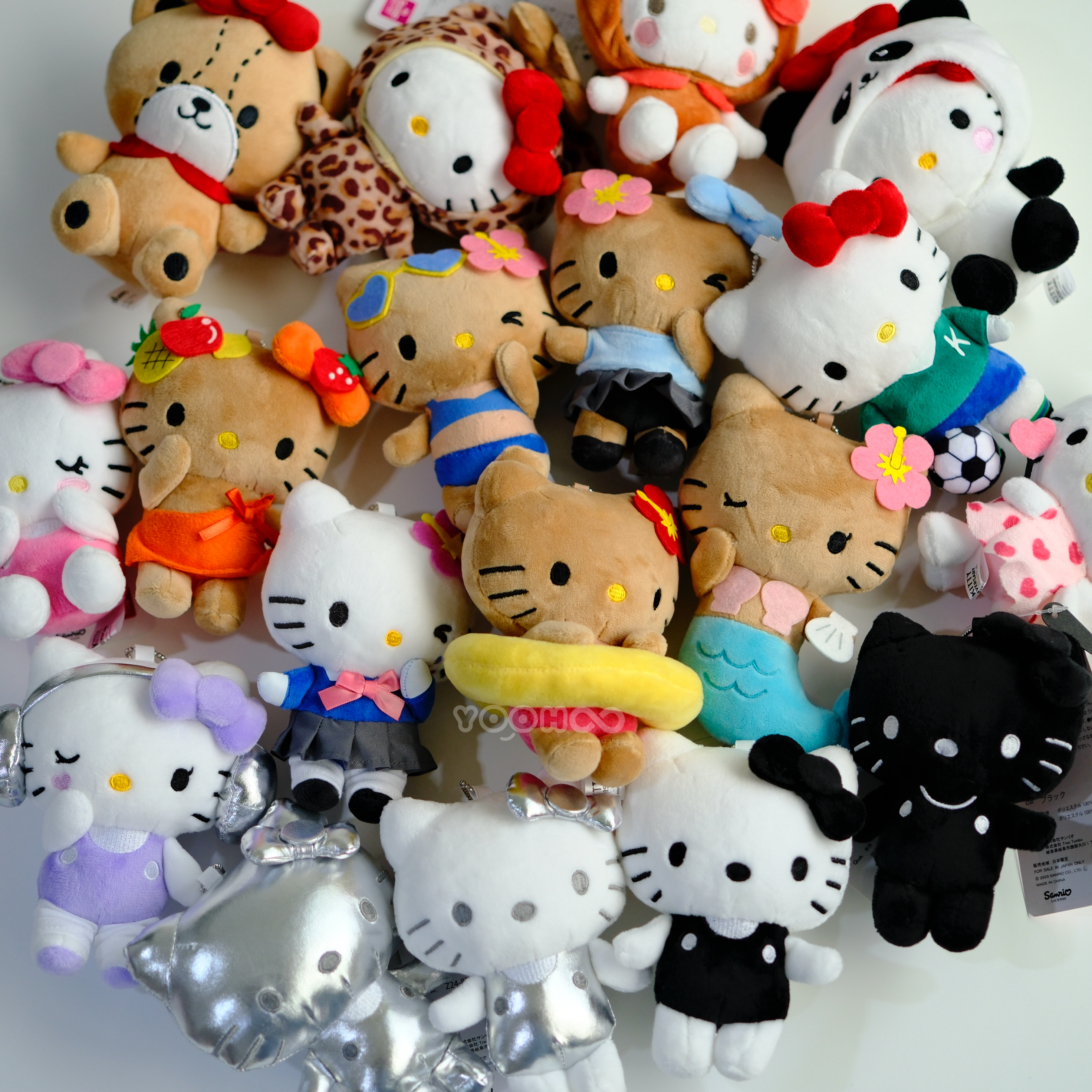 現貨┃日本 夏季慶典 KITTY 小麥色 曬黑 銀色 黑皮 黑色 吊飾