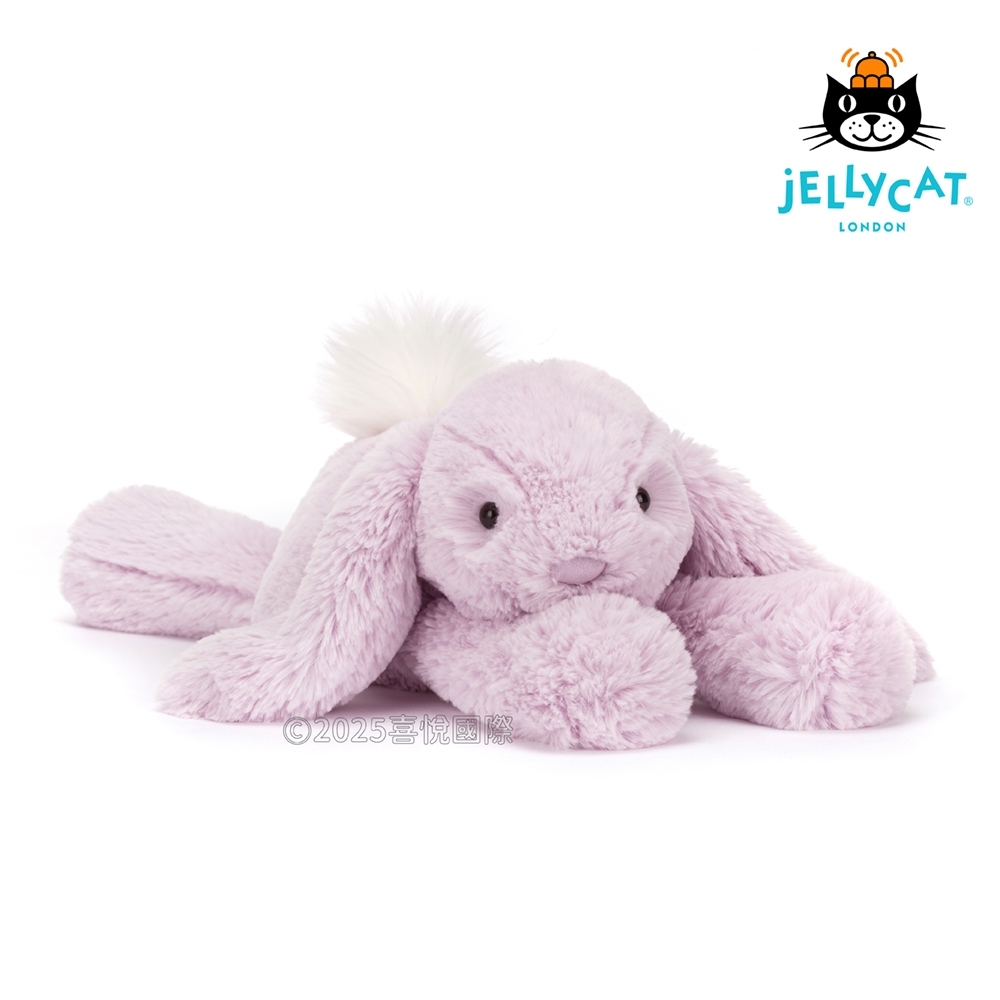 【樂森藥局】JELLYCAT Smudge Lavender Rabbit 趴趴史瑪吉兔兔 (薰衣草)