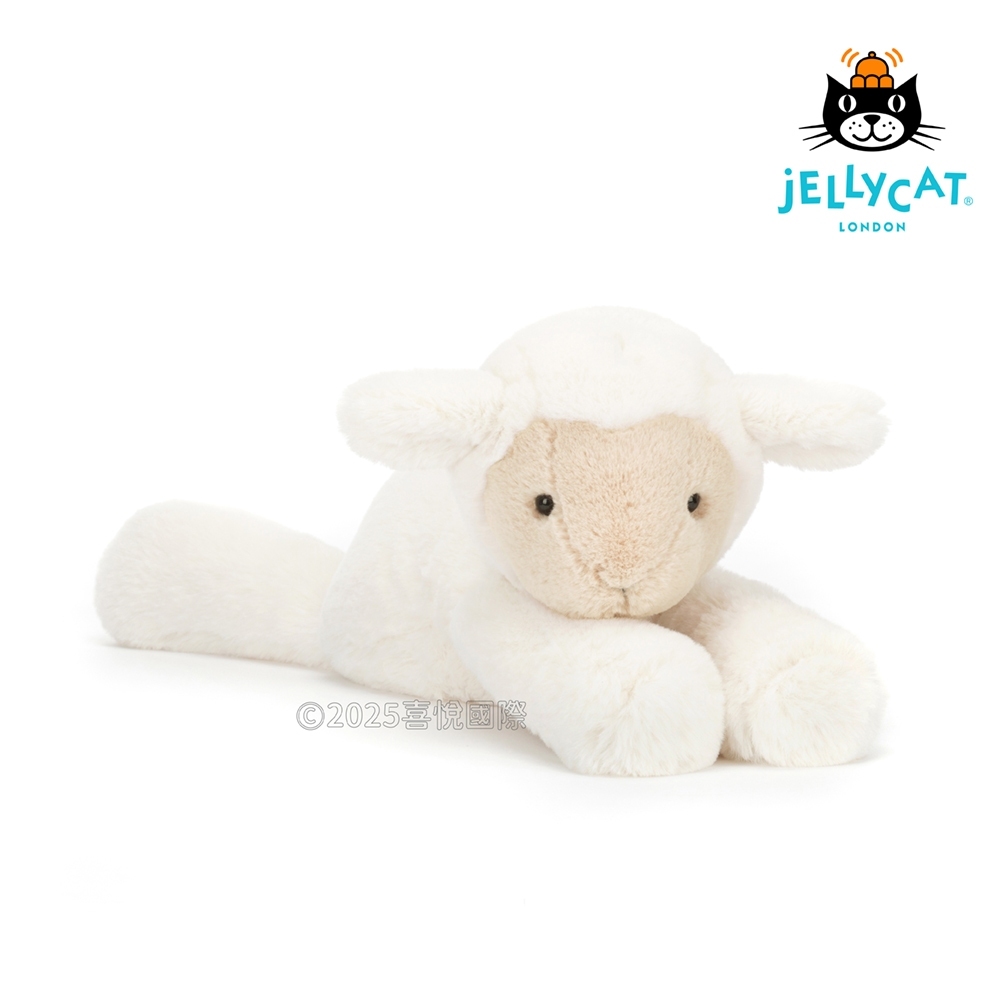 【樂森藥局】JELLYCAT Smudge Lamb 趴趴史瑪吉小羊 24cm、絨毛玩偶