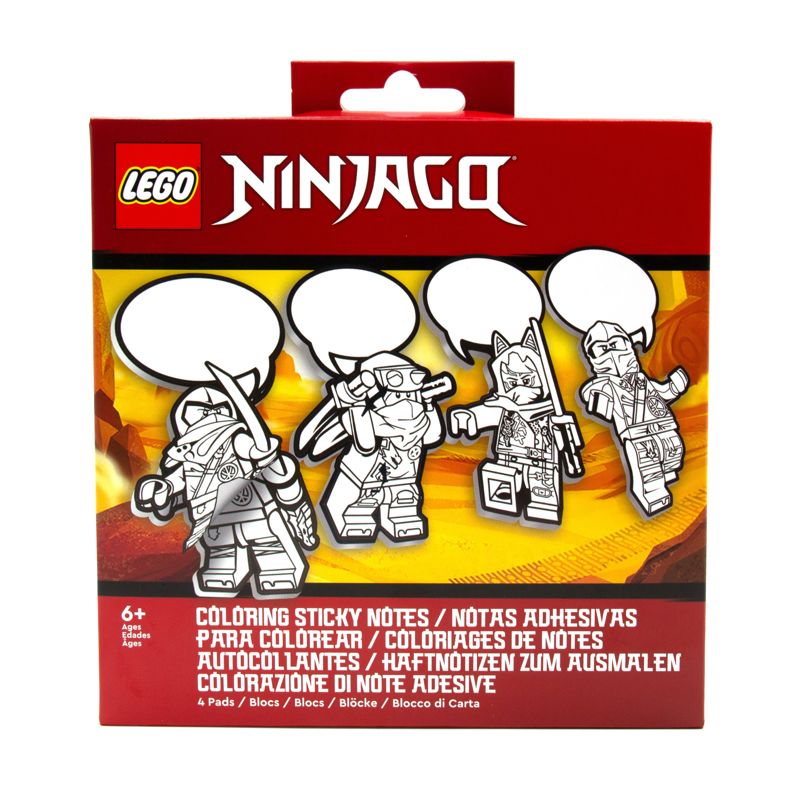 IQ HONG KONG X 樂高® 旋風忍者®龍之崛起填色便利貼