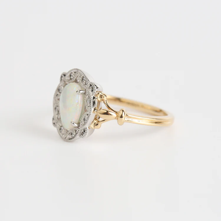 Grass | Opal Ring