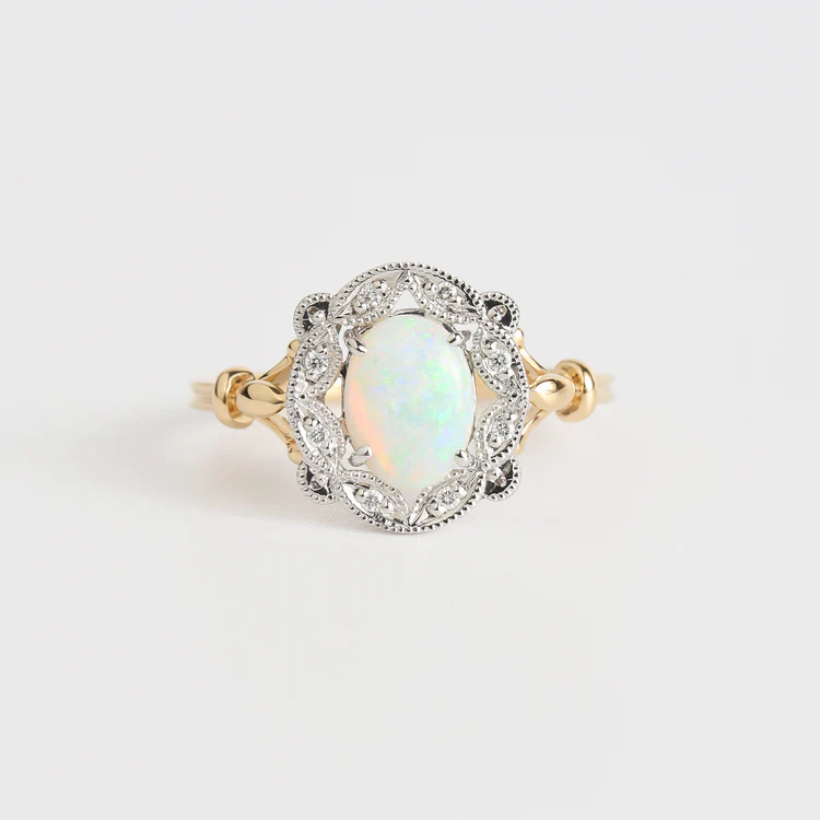 Grass | Opal Ring