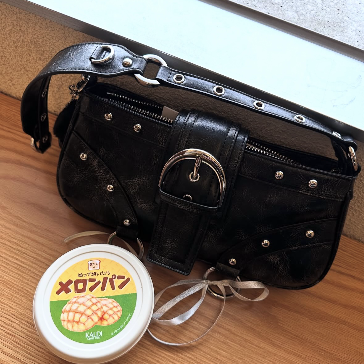 <韓國代購> STAND OIL TWIN RING BUCKLE BAG