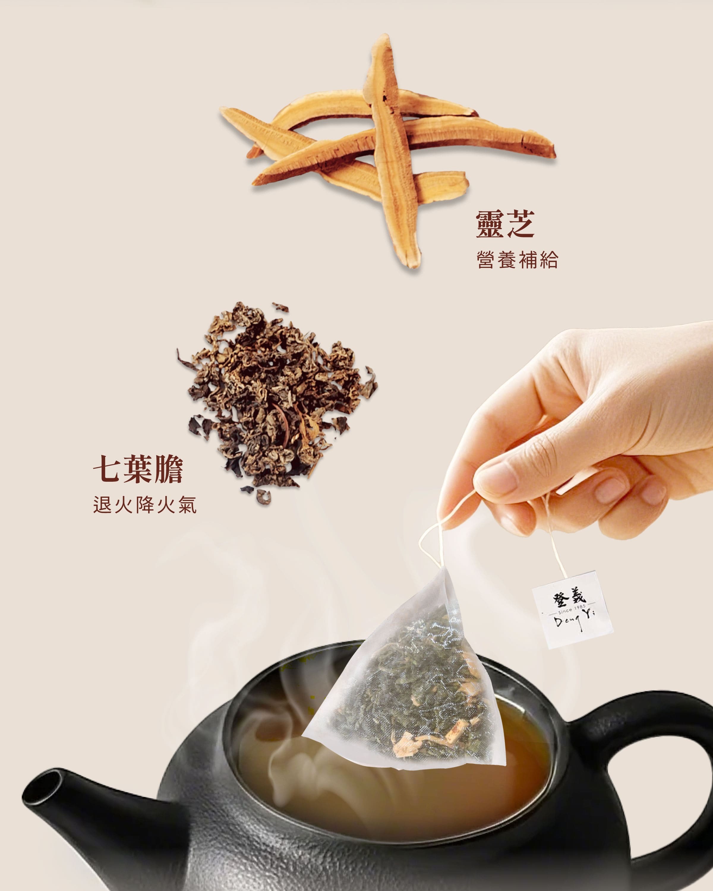 登義靈芝七葉膽茶原料