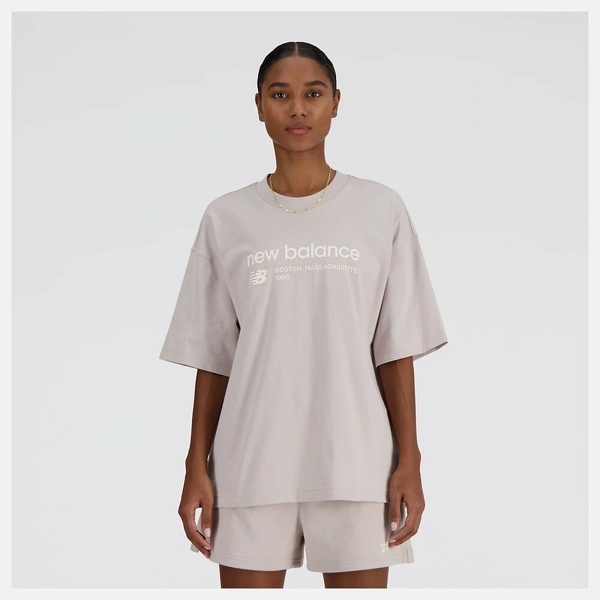 NEW BALANCE 短T NB 奶茶 1906 短袖 上衣 女 WT33534MNK