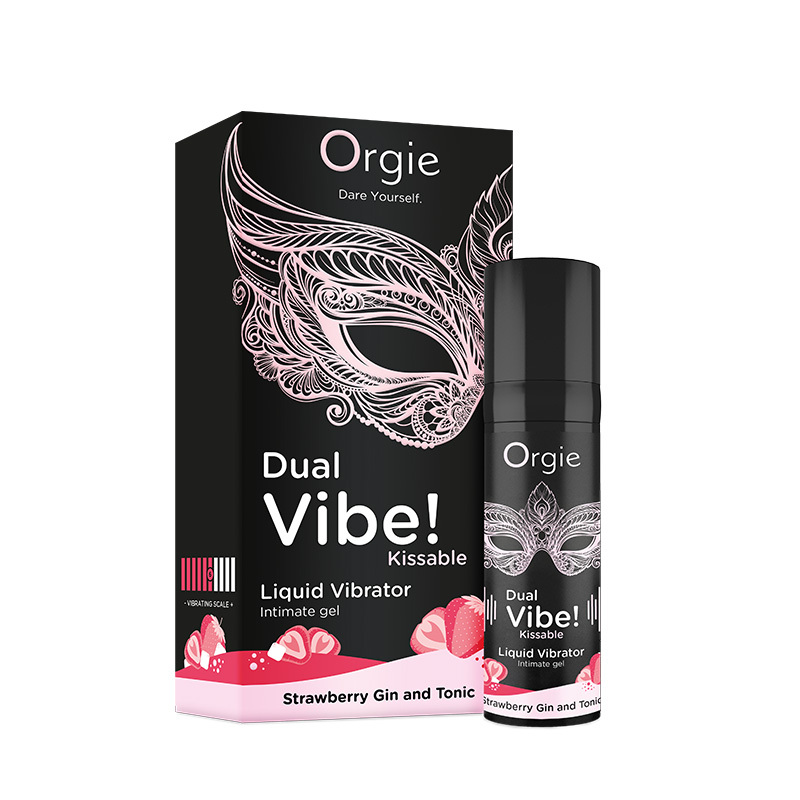 葡萄牙 Orgie Dual Vibe! Strawberry Gin and Tonic 跳動式口愛快感增強液 草莓琴酒味