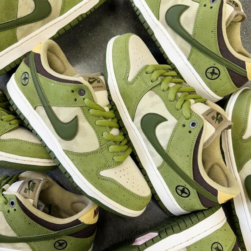 Yuto Horigome x Nike SB Dunk Low "Asparagus" 聯名款 堀米雄斗 蘆筍 HF8022300