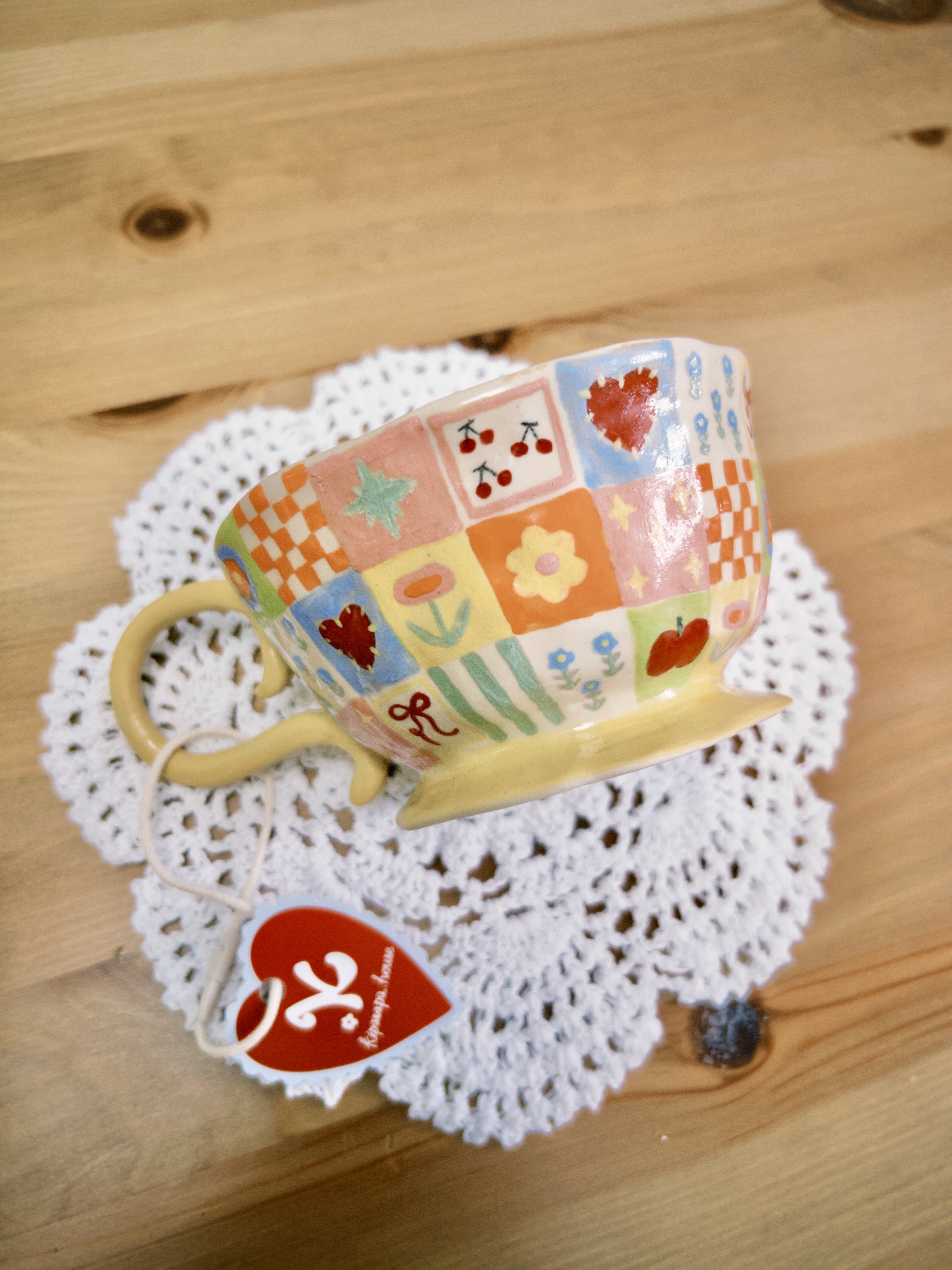 Kiparapa House -【售罄】蘋果花園手工陶瓷杯