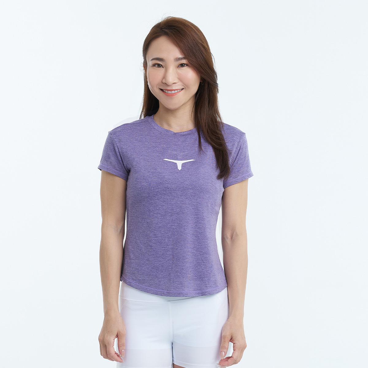 托瑪斯經典麻花女短袖（墨紫麻花）