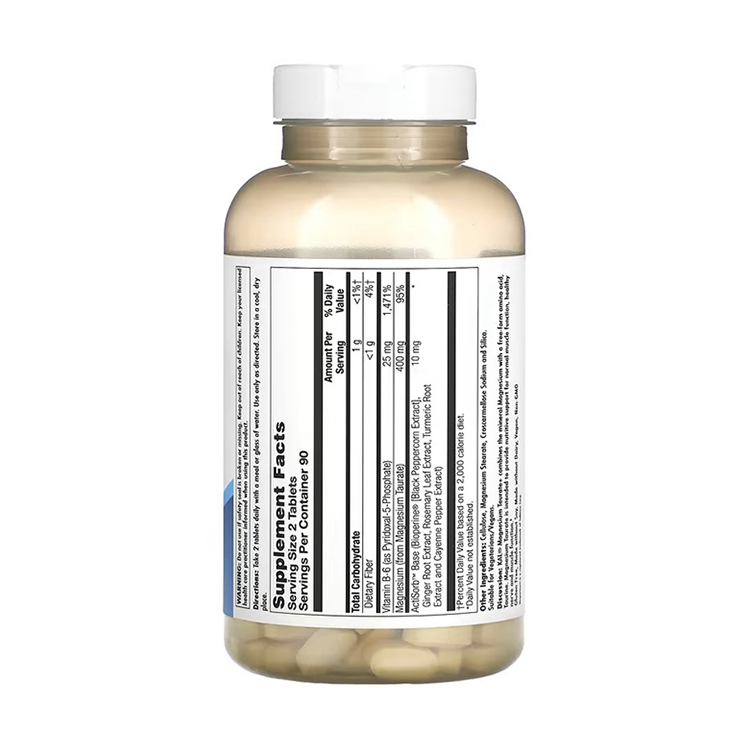 KAL, Magnesium Taurate +, 200 mg, 180 Tablets