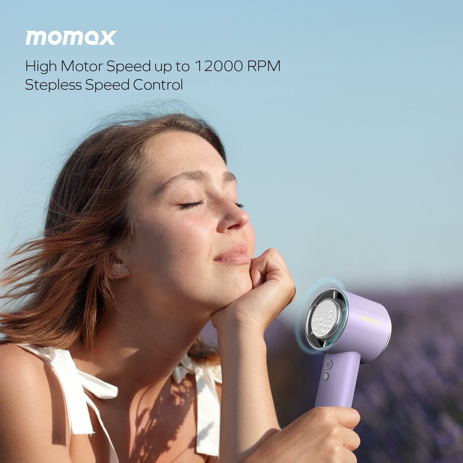 【預訂】AA0708 Momax Ultra Freeze 冰敷手持高速風扇 IF15UKW/B/U