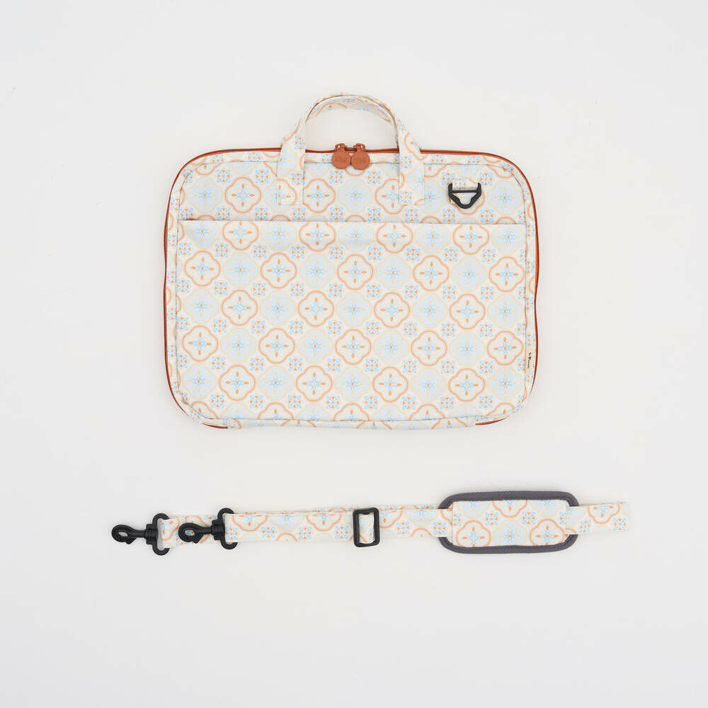 13"Laptop Case (Advanced)/Begonia Glass Pattern/Sweet Almond