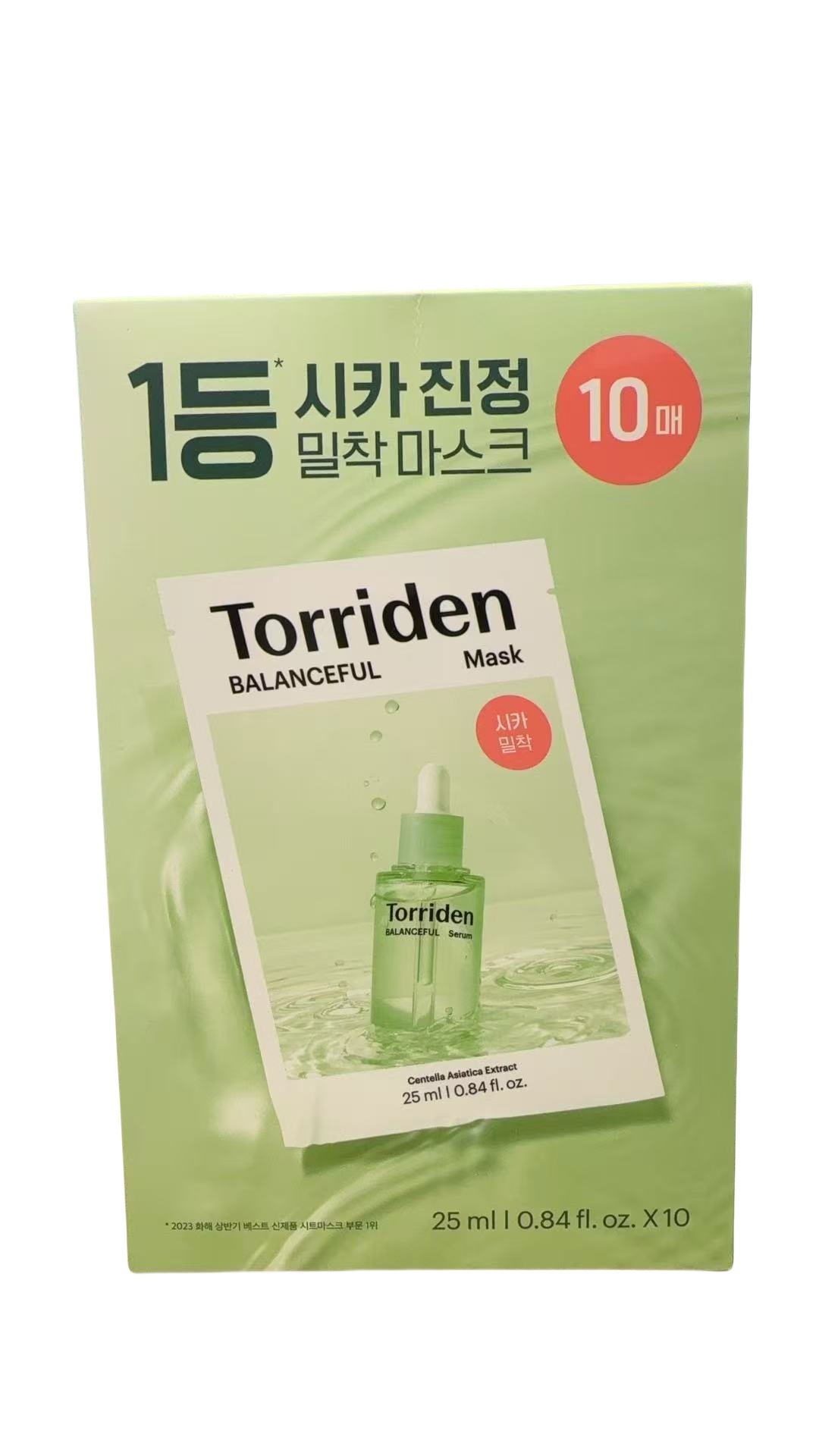 Torriden - 桃瑞丹-積雪草保濕鎮靜面膜 25ml X10片 (平行進口)