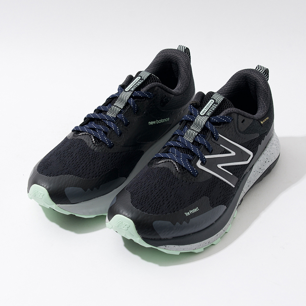 New Balance DynaSoft Nitrel V5 GTX 女款 黑灰綠色 防潑水 慢跑鞋 WTNTRGB5