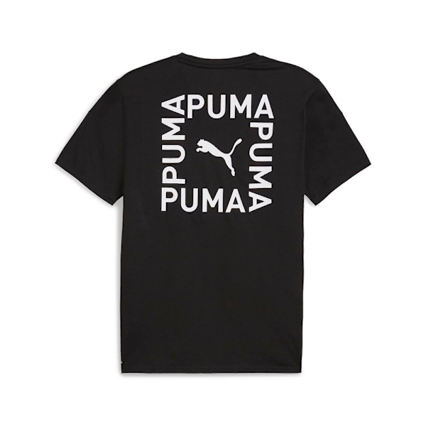 PUMA 短T 訓練系列 FIT 黑 圖樣LOGO 短袖 T恤 男 52493901
