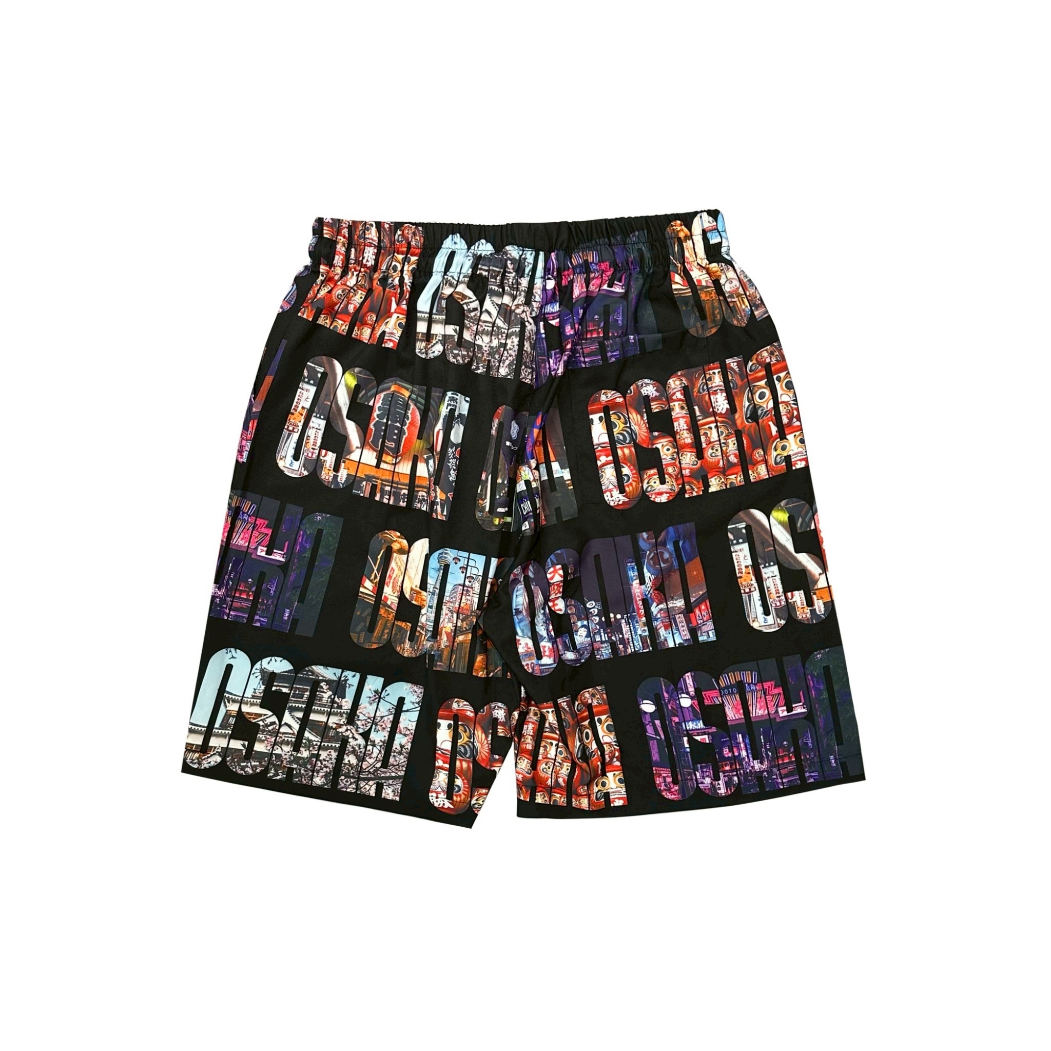 XCTRL 大阪景致短褲-黑