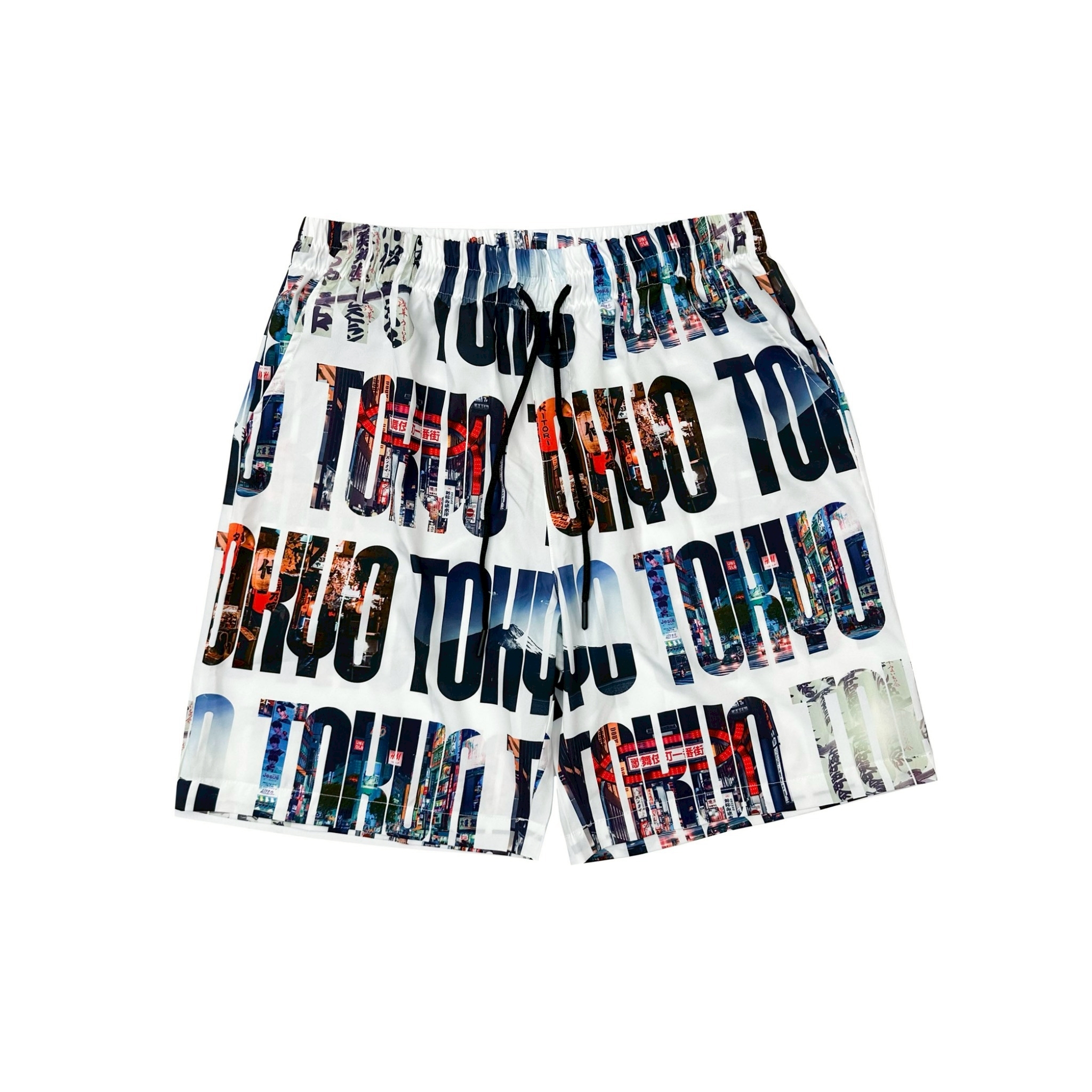 XCTRL 東京景致短褲-白