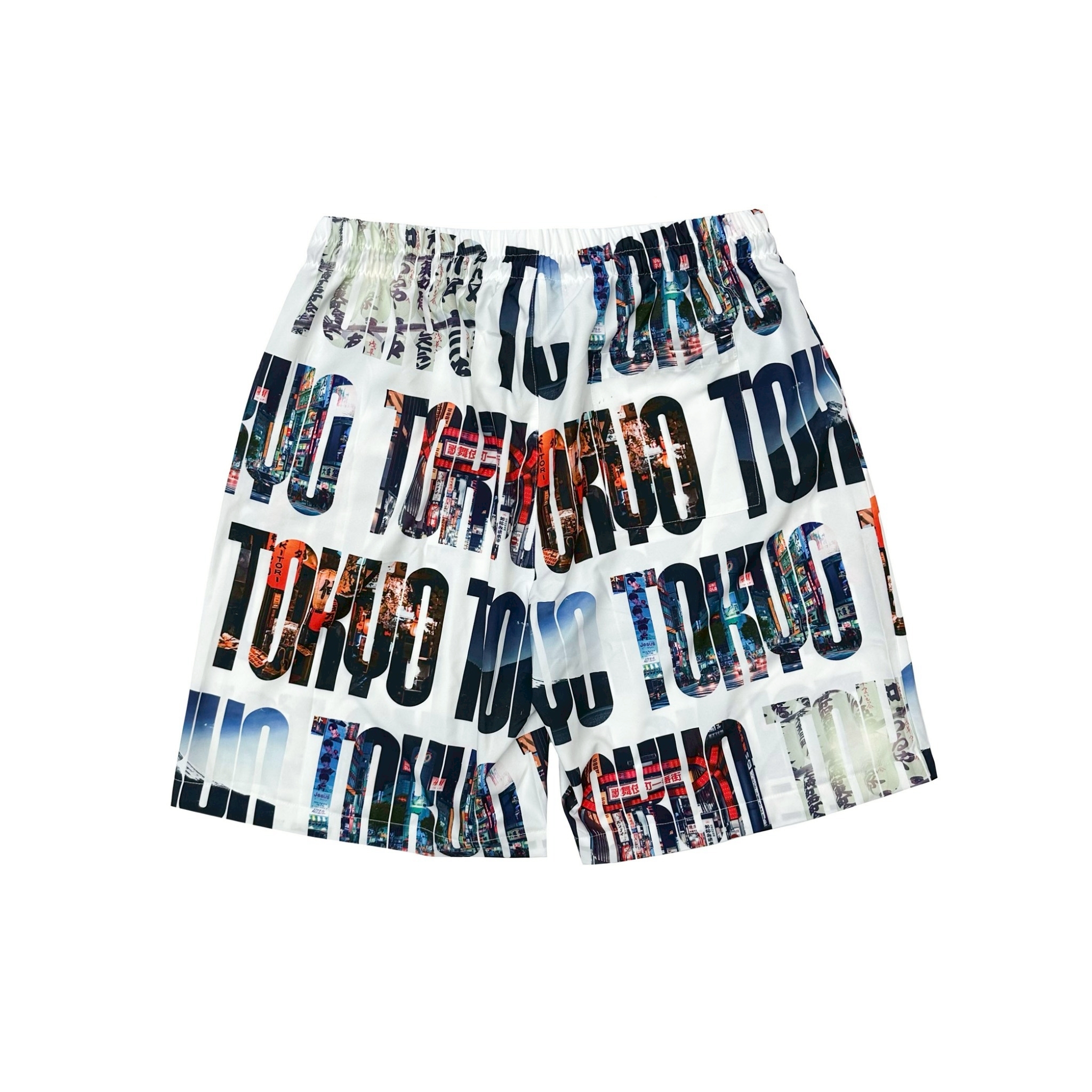 XCTRL 東京景致短褲-白