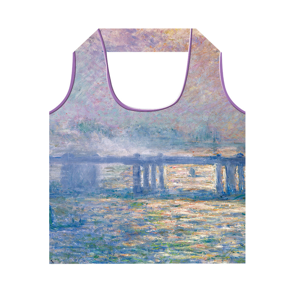 RPET環保摺疊購物袋｜莫內《查令十字橋》