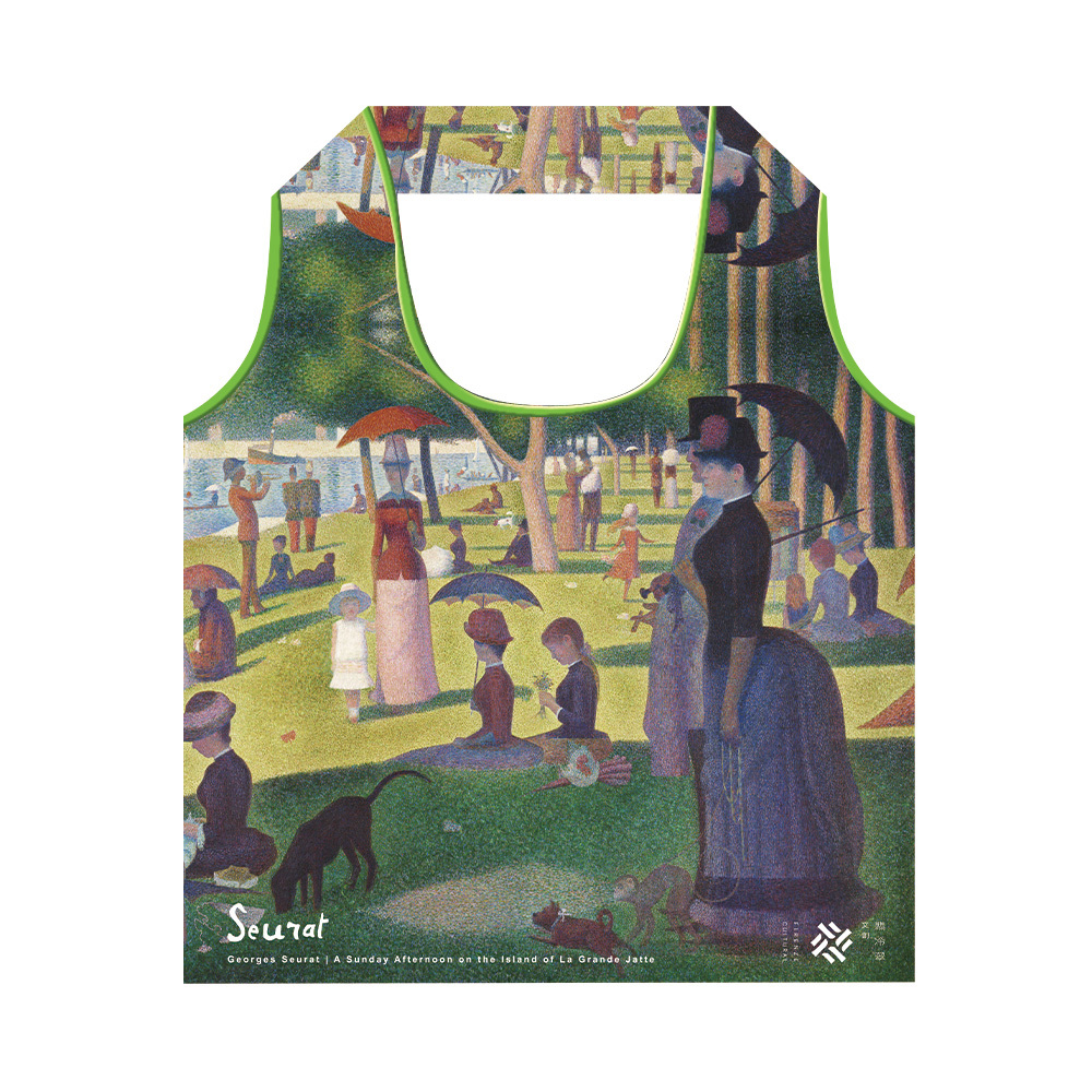 RPET環保摺疊購物袋｜秀拉《大碗島的星期天下午》
